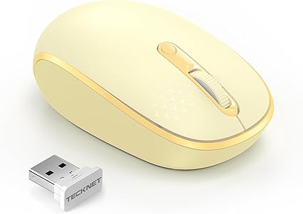 Quiet Wireless Mouse for Laptop PC Mac
