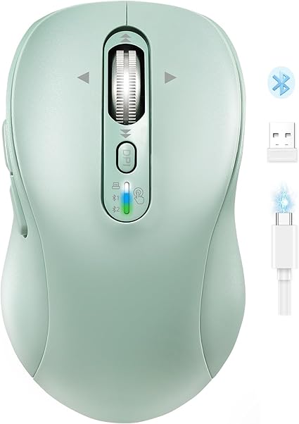 Rechargeable Multi Device Wireless Mouse