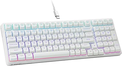 Creamy Mechanical Keyboard RGB Gaming 99 Keys